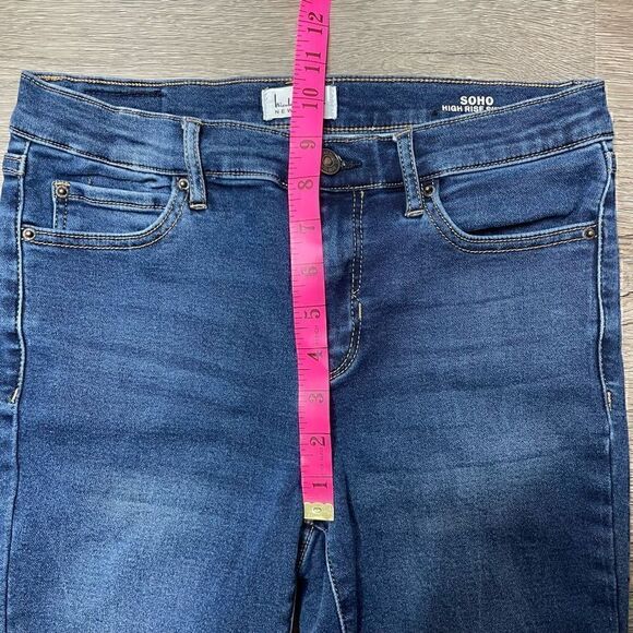 Nicole Miller Jeans Womens Size 4 SOHO High Rise Ankle Skinny Medium Wash - Picture 8 of 9